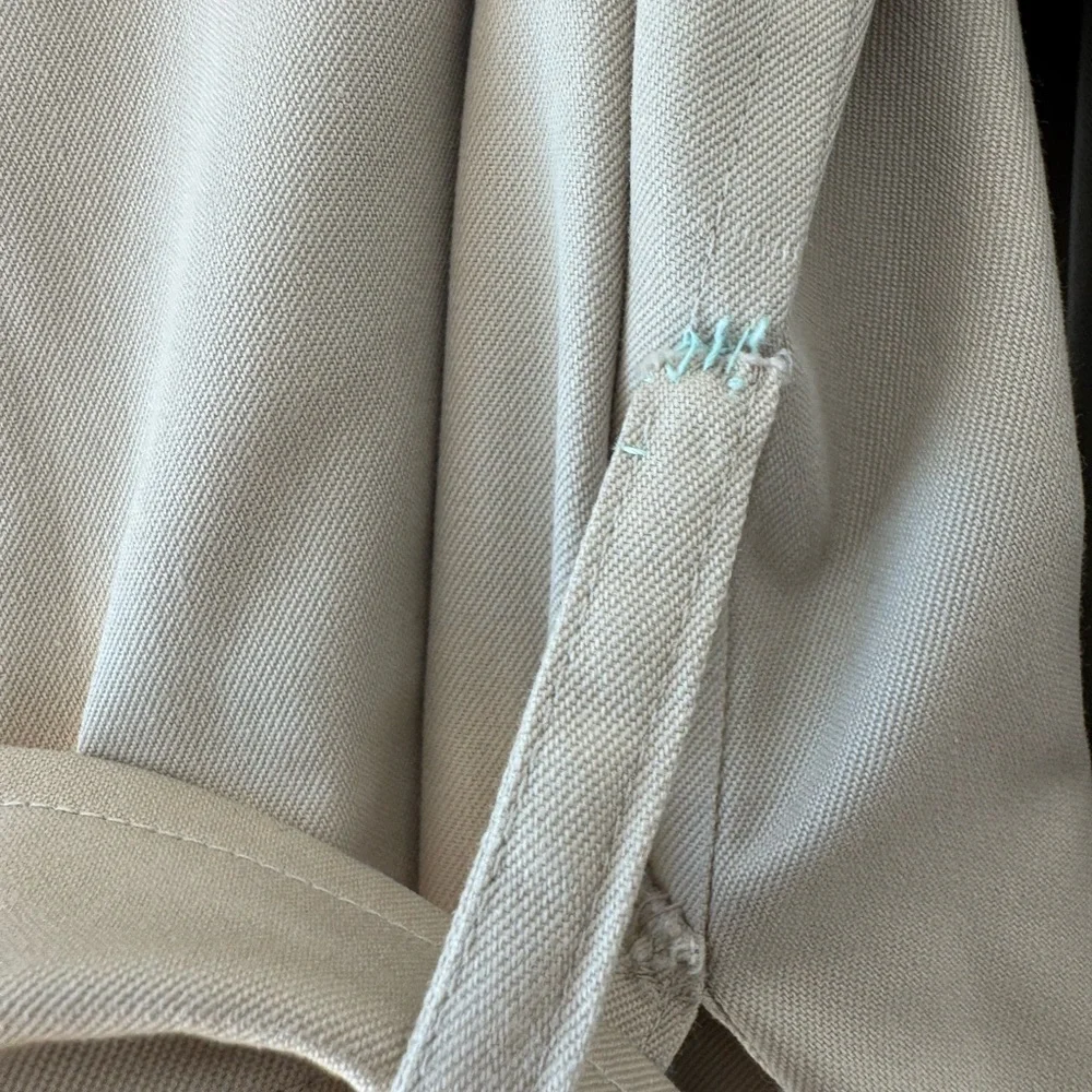 Vintage Burberrys London Trench Coat Nova Check Lined Beige Belted Classic - Picture 10 of 14